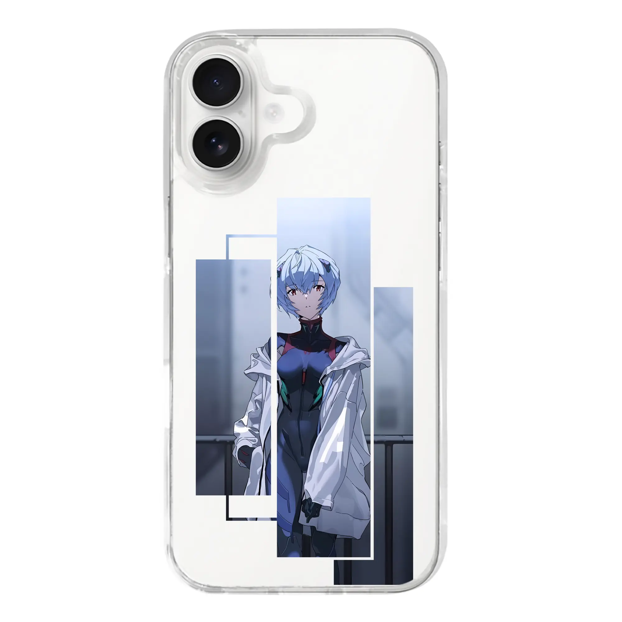 エヴァンゲリオン グッズ,綾波レイ - iPhone 17シリーズ 透明スマホケース – 薄型・耐衝撃・精密フィット保護カバー